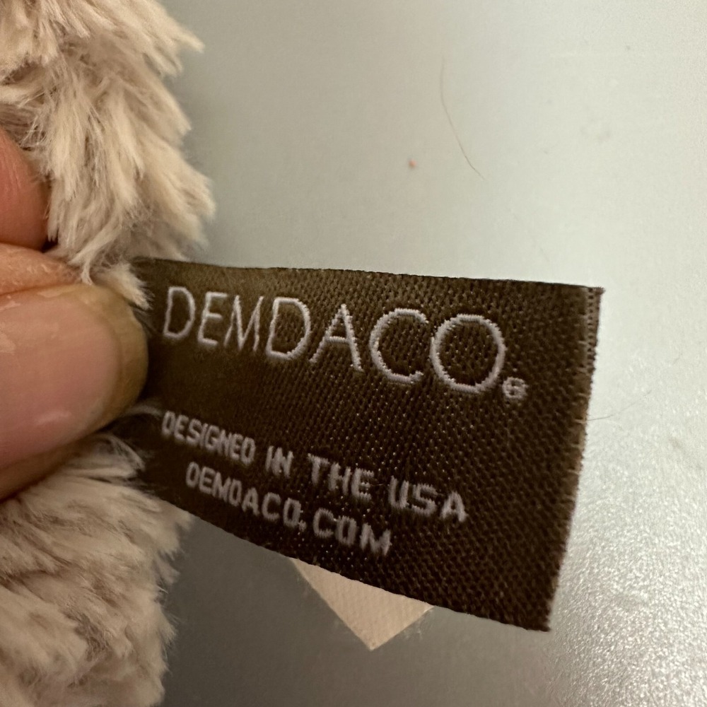 Demdaco Llama Lovey Security Blanket Tan Taupe Plush Stuffed Animal Toy 13in - Picture 4 of 5